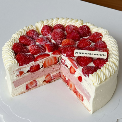 Strawberry Yoghurt Mille Crepe