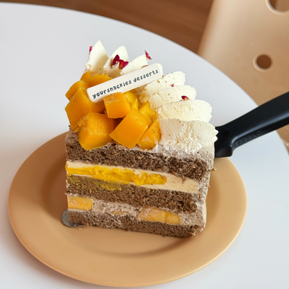 Oolong Tea Mango Cake